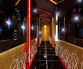 夜店时尚的走廊装修