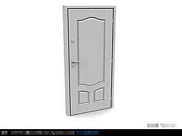 现代风格门3D模型