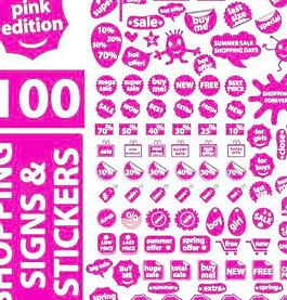 销售折扣元素矢量素材