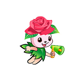 花朵卡通人