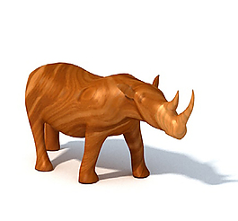犀牛三维模型图片