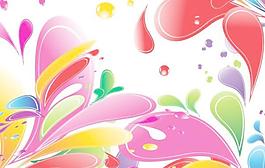 丰富多彩的水滴形状元素矢量素材