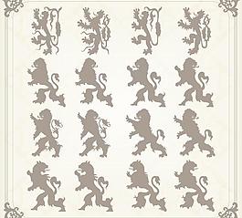 欧式华丽复古花纹矢量素材03