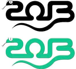 2013年的03个矢量的蛇的设计