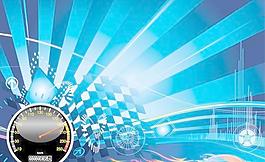 比赛的主题花纹背景矢量素材01