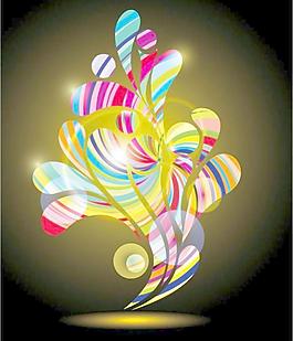 时尚花纹背景矢量素材03