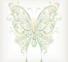 蝴蝶花纹矢量素材04