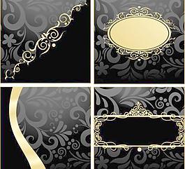 欧洲复古花纹矢量素材03