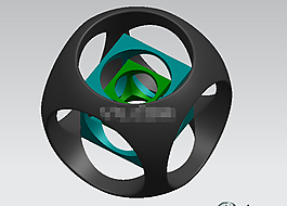 多维空心球3D模型