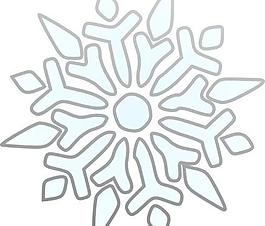 埃里克单雪花剪贴画
