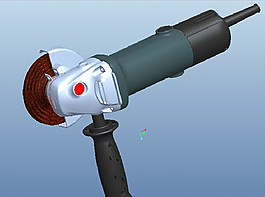 角向磨光机3D模型