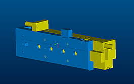 气动滑台3D模型