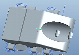 电子元器件耳机座3D模型