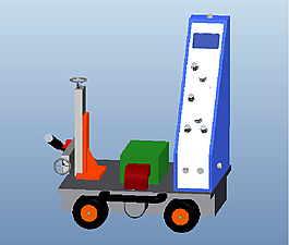 自动焊接小车3D模型