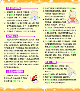 母婴彩页图