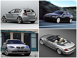 各式车辆优美流水线素材