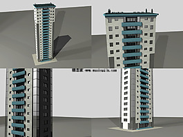 高层小区建筑