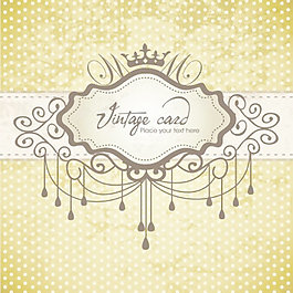 复古花纹背景矢量16