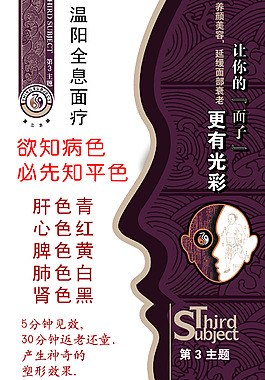 面部海报