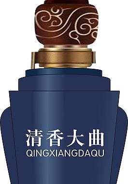 清香大曲酒瓶