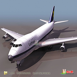 空中大巴客机模型