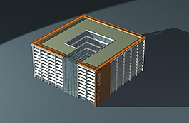 时尚现代风格公建模型3D模型素材