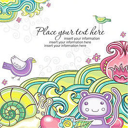 美丽的花纹背景矢量17