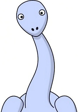 studiofibonacci蛇颈龙剪贴画漫画