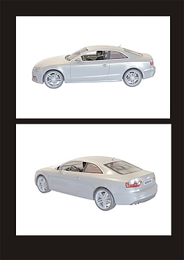 奥迪轿车3d模型