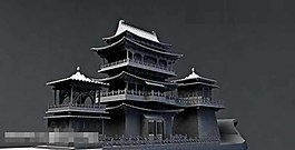 天安门模型