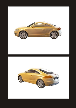 奥迪轿车3d模型