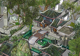 《诛仙》玉清殿 模型
