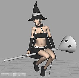 小魔女模型