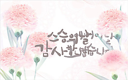 康乃馨韩国广告