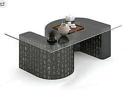 茶桌模型
