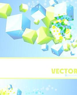 彩色的立方体矢量