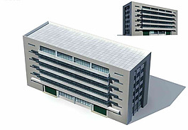 多层商业大厦3D模型设计