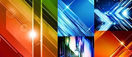 多彩抽象科技背景矢量素材