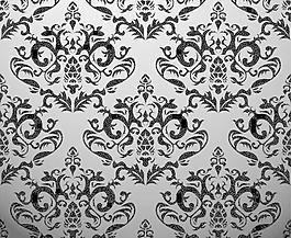 欧洲古典图案遮光03矢量