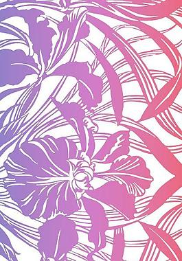 自然风格花纹底纹