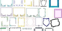 花边-金牌底纹矢量模板下载