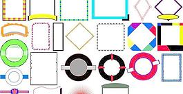 花边-金牌底纹矢量模板下载