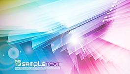 矢量素材绚丽时尚色彩背景