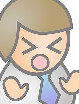 人们商务男伤心的剪辑艺术