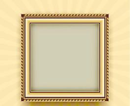 矢量木纹边框放射背景