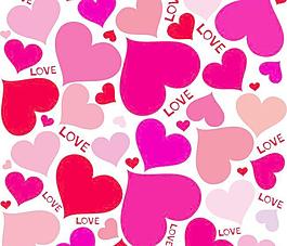 矢量桃心背景矢量素材