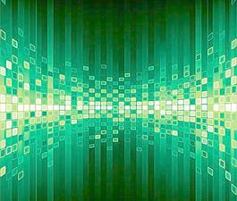 绿色马赛克背景矢量图