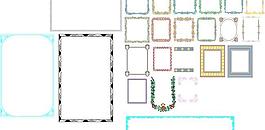 花边-金牌底纹矢量模板下载