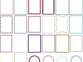 花边-金牌底纹矢量模板下载
