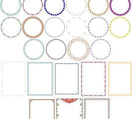 花边-金牌底纹矢量模板下载